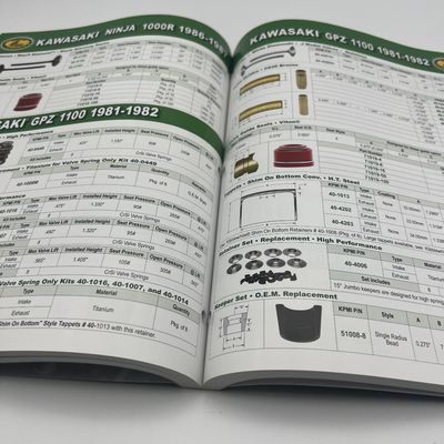 A4 Size Product Catalog Printing High Perfromance KPMI Stitch Perfect bind
