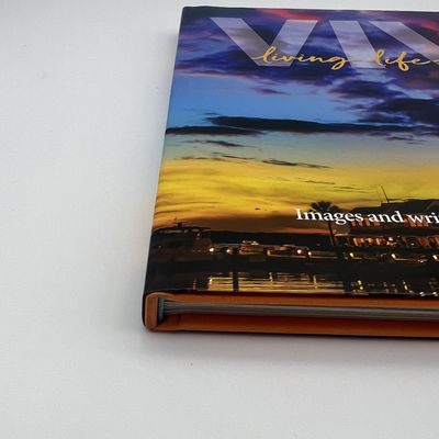 Sewn Stitching / Perfect Binding Landscape Art Books 4 Colors 305mm X 229mm