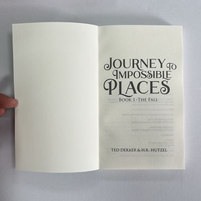 Offset Printing Novel Fiction Book Printing Customized